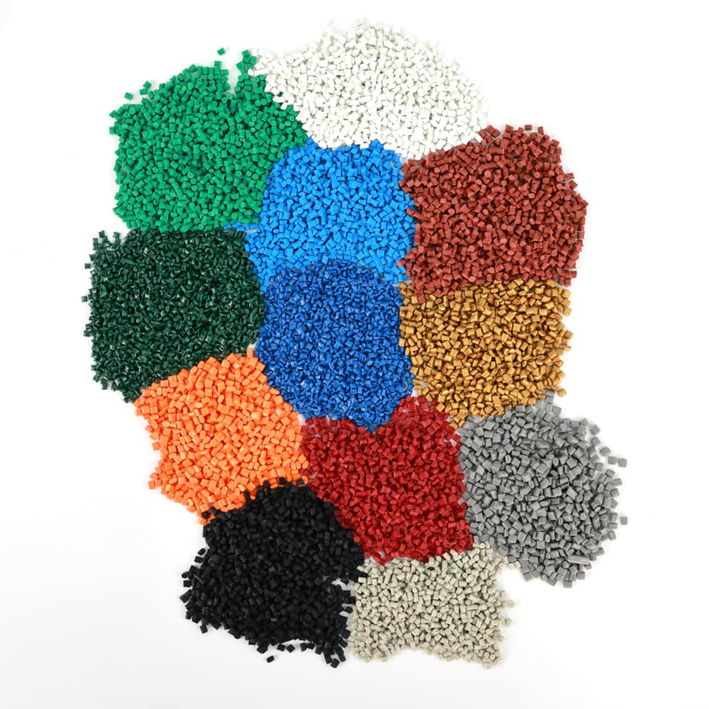 Customization of plastic pellet color