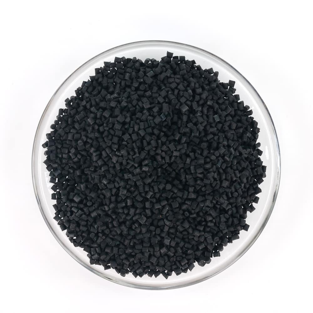 PA6 CF10 Nylon 6 with 10% Carbon Fibers | Nylon Plastic PA6 CF carbon fiber reinforced nylon - engineering plastic material sample