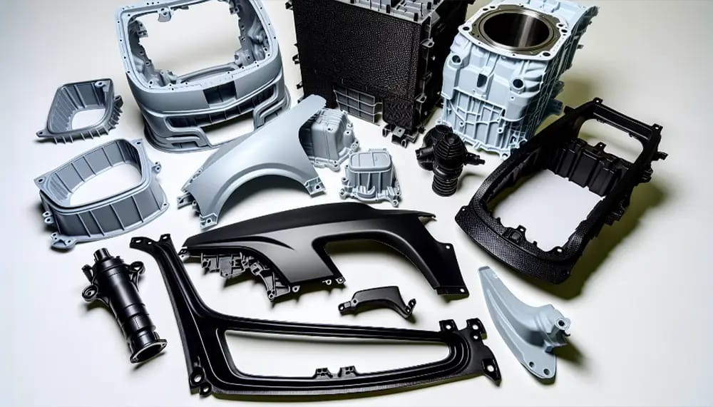 PA66 CF50 Nylon 66 with 50% Carbon Fiber | Nylon Plastic the crucial role of injection molding in automotive industry