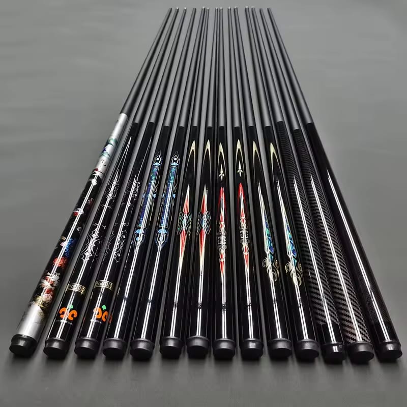 High-quality, cost-effective, customized fiberglass pool cues, durable composite fiber pool cues, factory wholesale