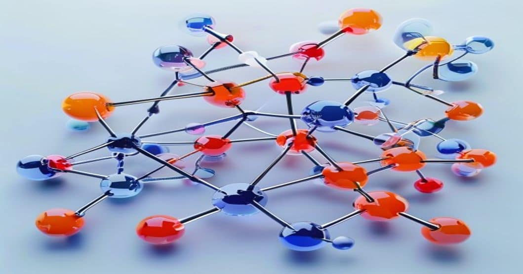 Molecular structure of thermoplastic polyurethane showing hard and soft segments